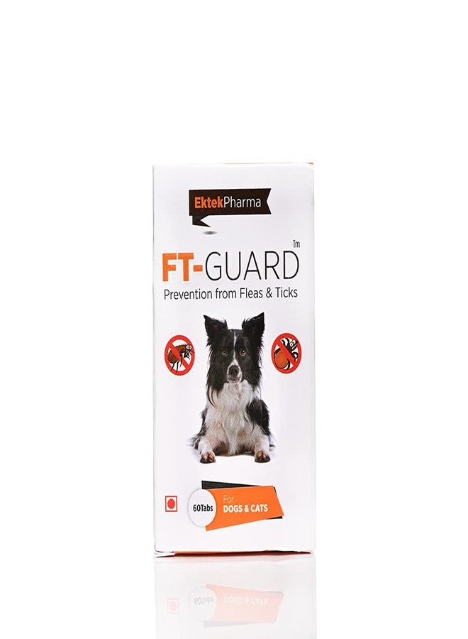 all4pets ft-Guard Tablets Natural Protection from Fleas and Ticks (for Dogs and Cats), Multicolor, EK-TEK-PC-004 - Image 1